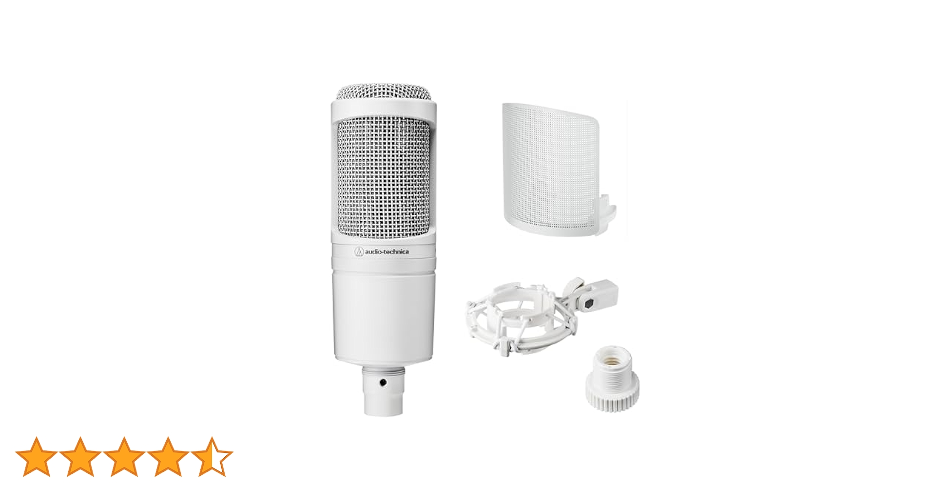 AT2020 コンデンサーマイク audio-technica シルバー お値下げ！オーディオテクニカ コンデンサーマイク マイクカバー